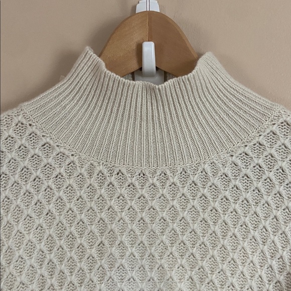 La Ligne  Mini Honeycomb Cashmere Mock neck Sweater Small - Picture 3 of 9